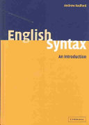 English Syntax