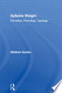 Syllable Weight