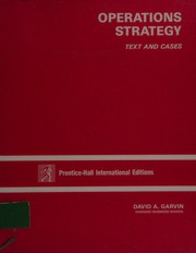 Operations strategy