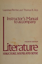 Instructor's manual to accompany Literature -- Fourth Edition