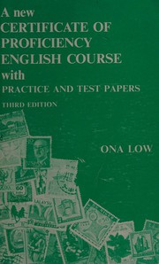 A new Certificate of Proficiency English course, with practice and test papers