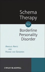 Schema therapy for borderline personality disorders