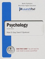 LaunchPad for Gray's Psychology