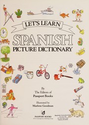 Let's Learn Spanish Picture Dictionary
