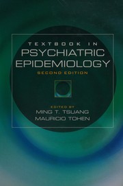 Textbook in psychiatric epidemiology