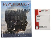 Psychology & LaunchPad for Gray's Psychology