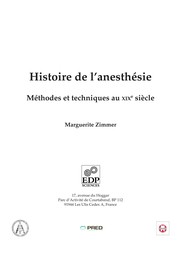 Histoire de l'anesthe sie