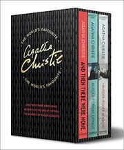 Novels (And Then There Were None / Murder of Roger Ackroyd / Murder on the Orient Express)