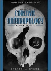 Introduction to forensic anthropology