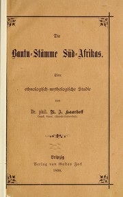 Die Bantu-stämme Süd-Afrikas