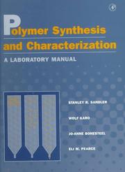Polymer synthesis and characterization