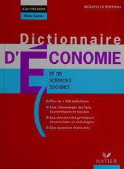 Dictionnaire d'économie et de sciences sociales