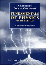A student's pocket companion to accompany Fundamentals of physics, 5th edition, David Halliday, Robert Resnick, Jearl Walker