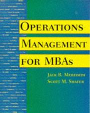 Operations management for MBAs