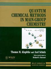 Quantum chemical methods in main-group chemistry
