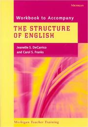 The structure of English