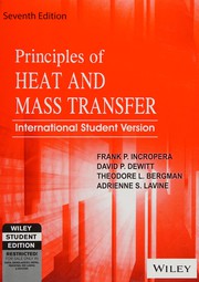 Principles of heat and mass transfer