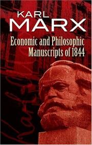 Ökonomisch-philosophische Manuskripte aus dem Jahre 1844