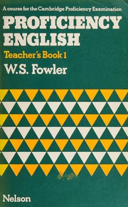 Proficiency English, Teacher's book 1