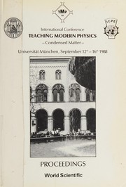 Teaching modern physics