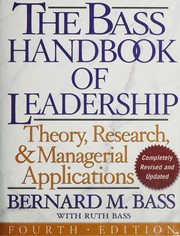 The Bass handbook of leadership