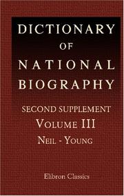 Dictionary of National Biography