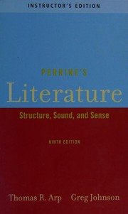 Perrine's literature--structure, sound and sense--Ninth edition