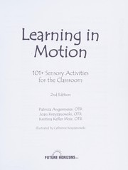 Learning in motion