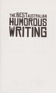 The Best Australian Humorous Writing