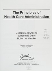 The principles of health care administration