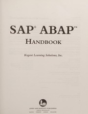 SAP ABAP handbook