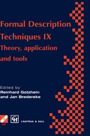 Formal description techniques, IX