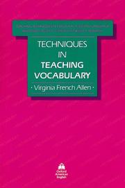 Techniques in teaching vocabulary