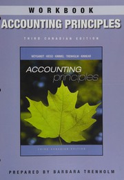 Accounting principles, third Canadian edition