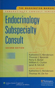 The Washington manual endocrinology subspecialty consult