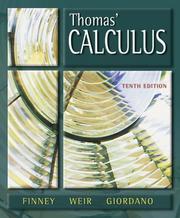 Thomas' calculus