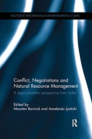 Conflict, Negotiations and Natural Resource Management