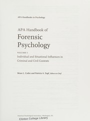 APA Handbook of Forensic Psychology