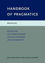Handbook of pragmatics