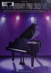 The best Broadway piano solos ever