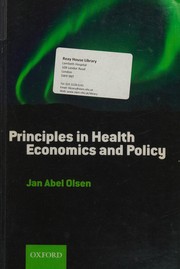 Principles in health economics and policy