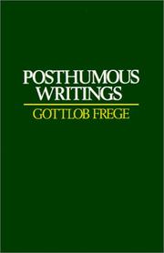 Posthumous writings
