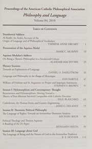 Philosophy and language