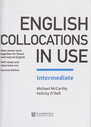 English Collocations in Use Intermediate Book with Answers