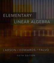 Elementary linear algebra