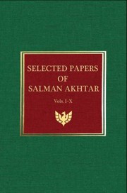 Selected Papers of Salman Akhtar Hb