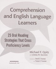 Comprehension and English language learners