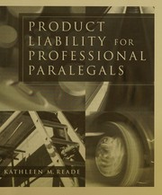 Product liability for professional paralegals