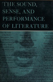 The sound, sense, and performance of literature