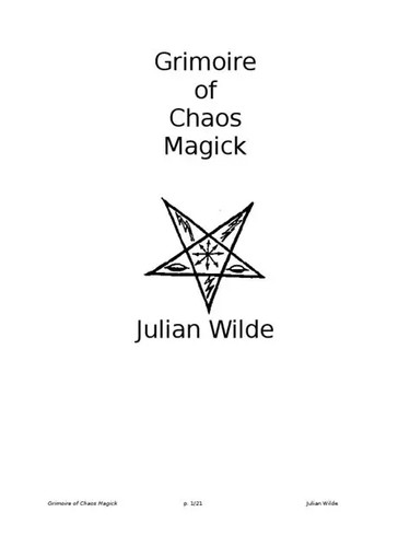 Grimoire  of  Chaos  Magick